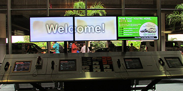 Sample Welcome signage at FLL