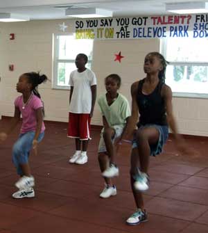 Children dancing