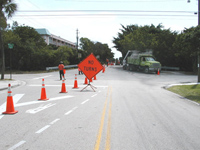 Safety of our workers and a reasonable flow of traffic are of major concern to us.
