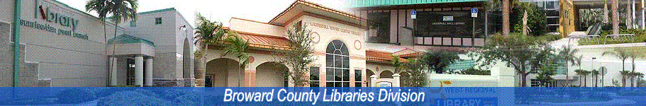 Welcome to Broward County Libraries Division