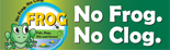 No Frog. No Clog logo