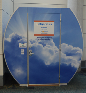 Exterior of lactation suite