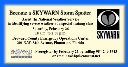 Become a SKYWARN Storm Spotter
