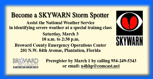 Become a SKYWARN Storm Spotter